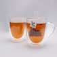 Double Wall Cup 250ml (with handle) (Set of 2)